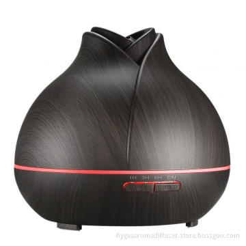 400ml Ultrasonic Diffuser Wood Aroma Diffuser Aromatherapy